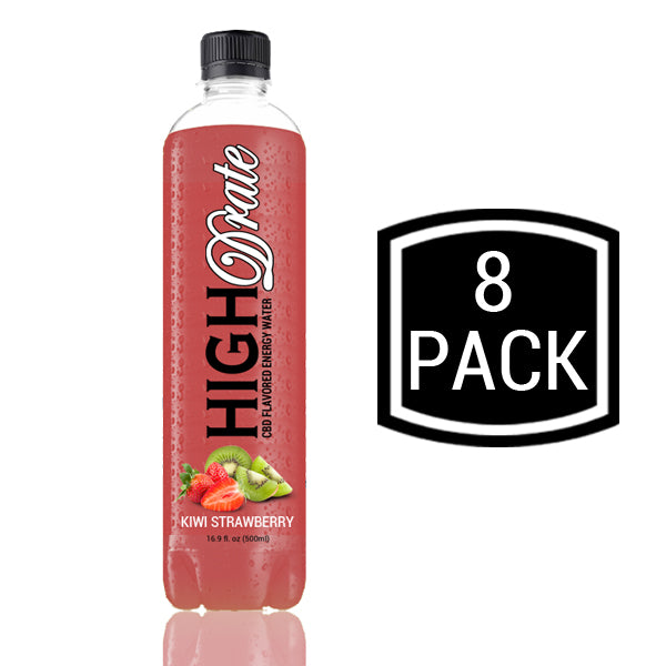 Kiwi Strawberry - 8 Pack CBD Infused Energy Water