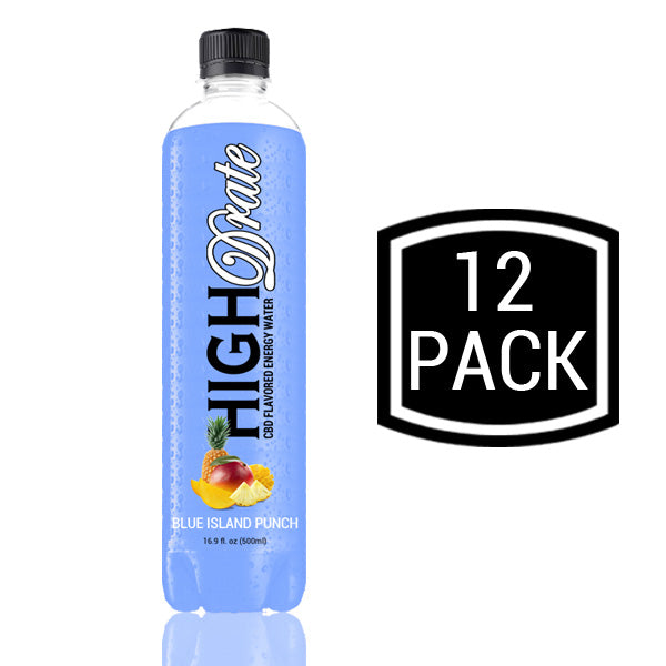 Blue Island Punch - 12 Pack CBD Infused Energy Water