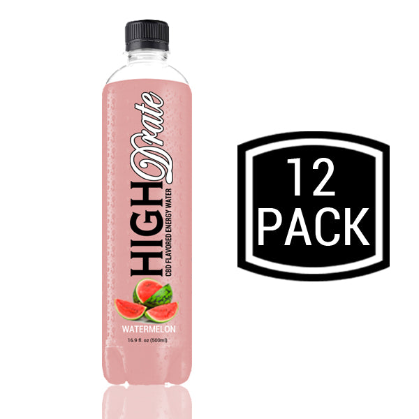 Watermelon - 12 Pack CBD Infused Energy Water