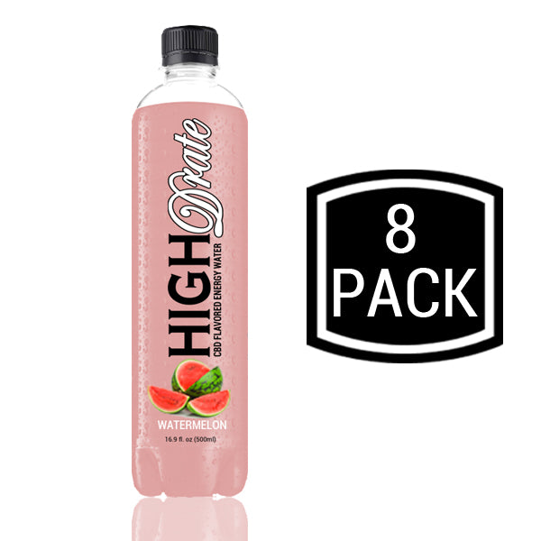 Watermelon - 8 Pack CBD Infused Energy Water